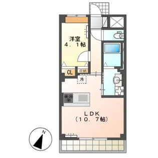 ETERNAL J(エターナル ジェイ)【2階】の間取り