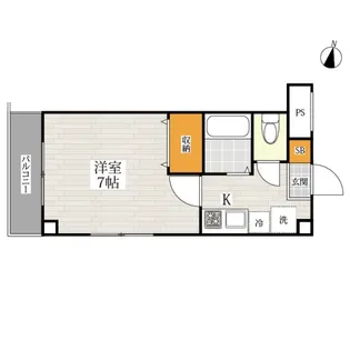 千葉県千葉市中央区道場北1丁目【マンション】の間取り