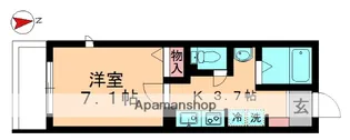 サンシーハイム【105号室】の間取り