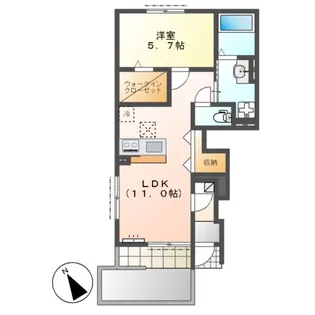 ロイヤルⅠ【1階】の間取り