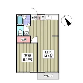 チェリー桜木Ⅱ【2階】の間取り