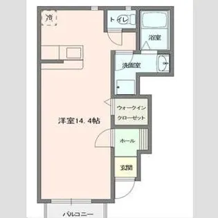 セレシード壱番館【1階】の間取り