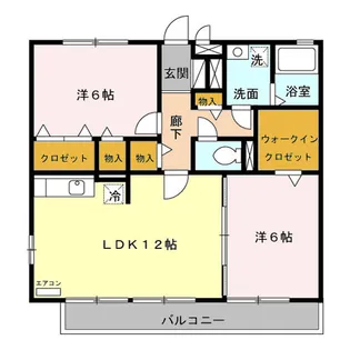 セジュール山の根【2階】の間取り