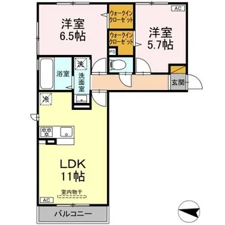 フルーレット【3階】の間取り