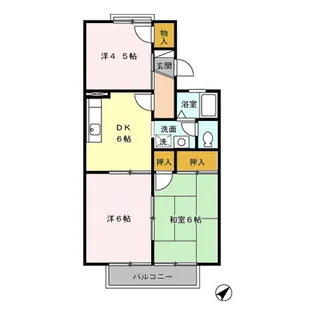 パークハイム AB【1階】の間取り