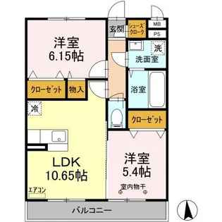 テラスガーデン【3階】の間取り