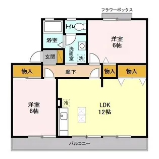 カーサみつわ台 I【1階】の間取り