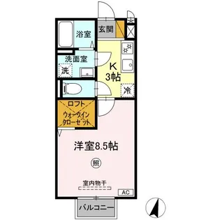 FELICE・青葉の杜 AB【2階】の間取り