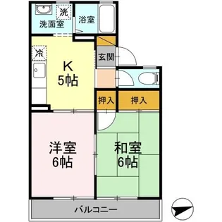 メゾンフェール【2階】の間取り