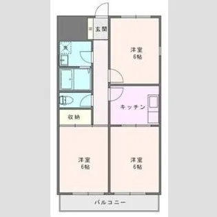 グランデュール麻衣Ⅰ【1階】の間取り