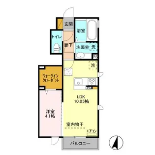 サニーベル旭【1階】の間取り