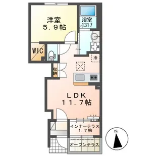 RAPS(ラプス)【1階】の間取り