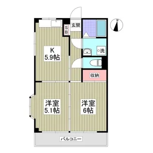 ダイワプラザ都【3階】の間取り