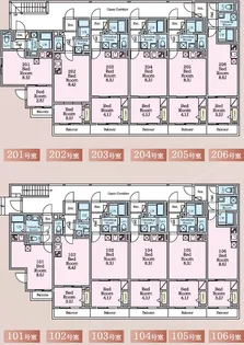 セミカ四街道【2階】の間取り