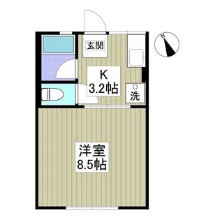 サンライフ21【1階】の間取り