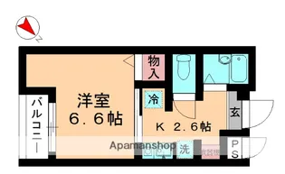 バレンタイン【301号室】の間取り