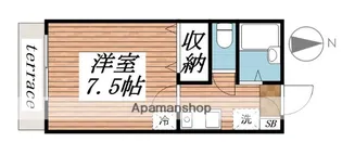 メゾンブルーム【1階】の間取り