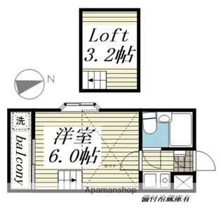 ジュネパレス新検見川第01【2階】の間取り