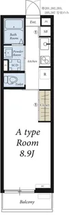 リブリ・CASA TRES【1階】の間取り