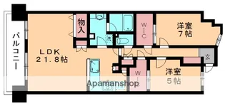 DC.FORT千葉中央【2008号室】の間取り