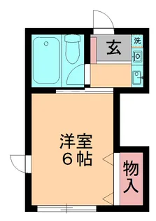 コリーヌ稲毛【1階】の間取り