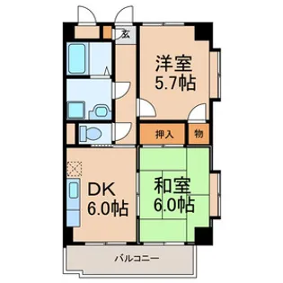 マーヴェラス椿森【2階】の間取り