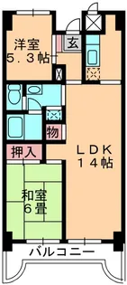 シャインクロコ【3階】の間取り