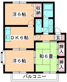 ヴィラモデルナ D【1階】の間取り