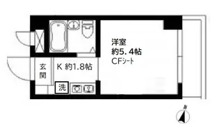 千葉県千葉市稲毛区園生町【マンション】の間取り