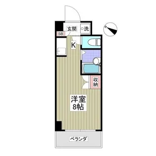 メゾン・ド・ディマンシェ【2階】の間取り