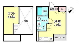 SPRING COAST【1階】の間取り
