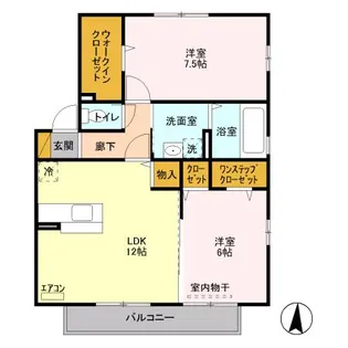 やまぼうし【2階】の間取り