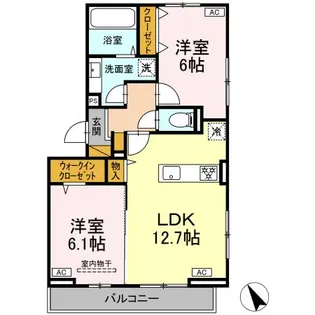 YAMAJU【2階】の間取り