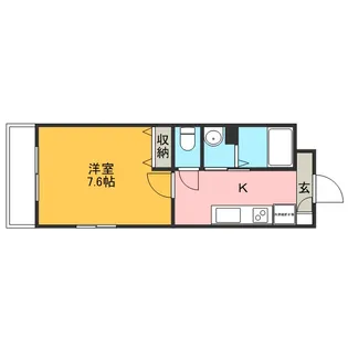 ア・レーズM【1階】の間取り