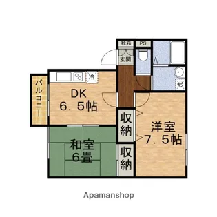 千葉県市川市曽谷2丁目【アパート】の間取り
