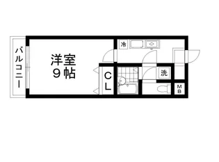 メゾンフローラ市川【3階】の間取り