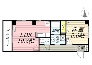 エスト四つ木【2階】の間取り