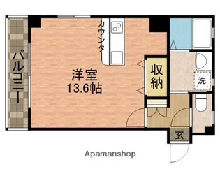 コレージュ【4階】の間取り