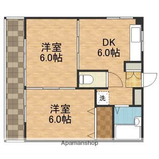 クレメゾン西船【202号室】の間取り