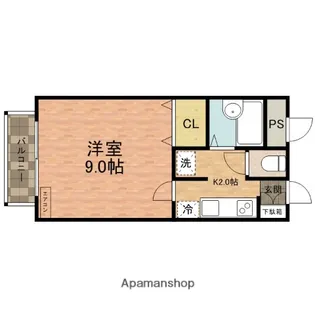 千葉県船橋市東船橋5丁目【アパート】の間取り