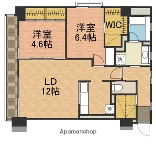 ライヴス行徳【2階】の間取り
