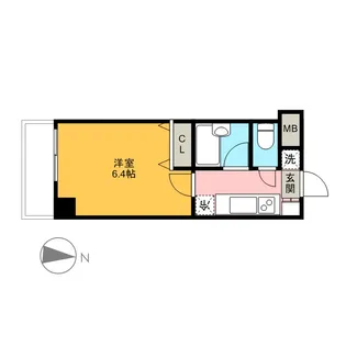 レジディア大島【2階】の間取り