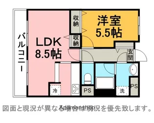 SATOMI−2番館【505号室】の間取り