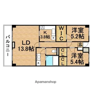 エリートイン船橋【5階】の間取り