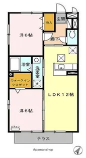 プレジオ壱番館【103号室】の間取り