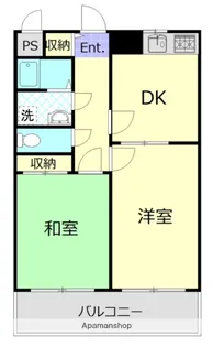 ファミーユ船橋【203号室】の間取り