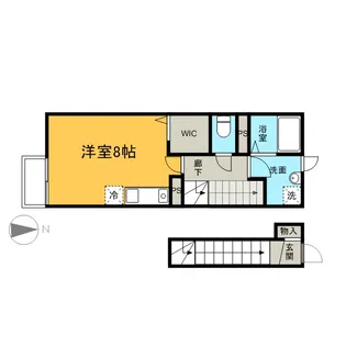 クアルト【2階】の間取り