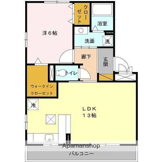 千葉県習志野市谷津6丁目【アパート】の間取り