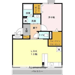 千葉県習志野市谷津6丁目【アパート】の間取り