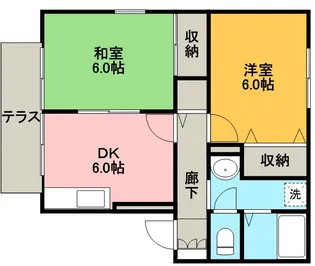カーサ・ステラ【2階】の間取り